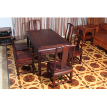 Mesa de cena High-End 7sets Siam Rosewood con estilo Ming